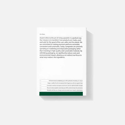 Ascent - Case & Parfum Refill | Green