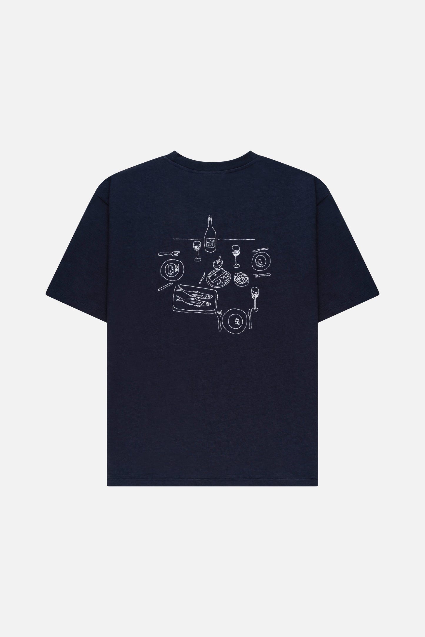 Embroidery Greek Artwork Tee