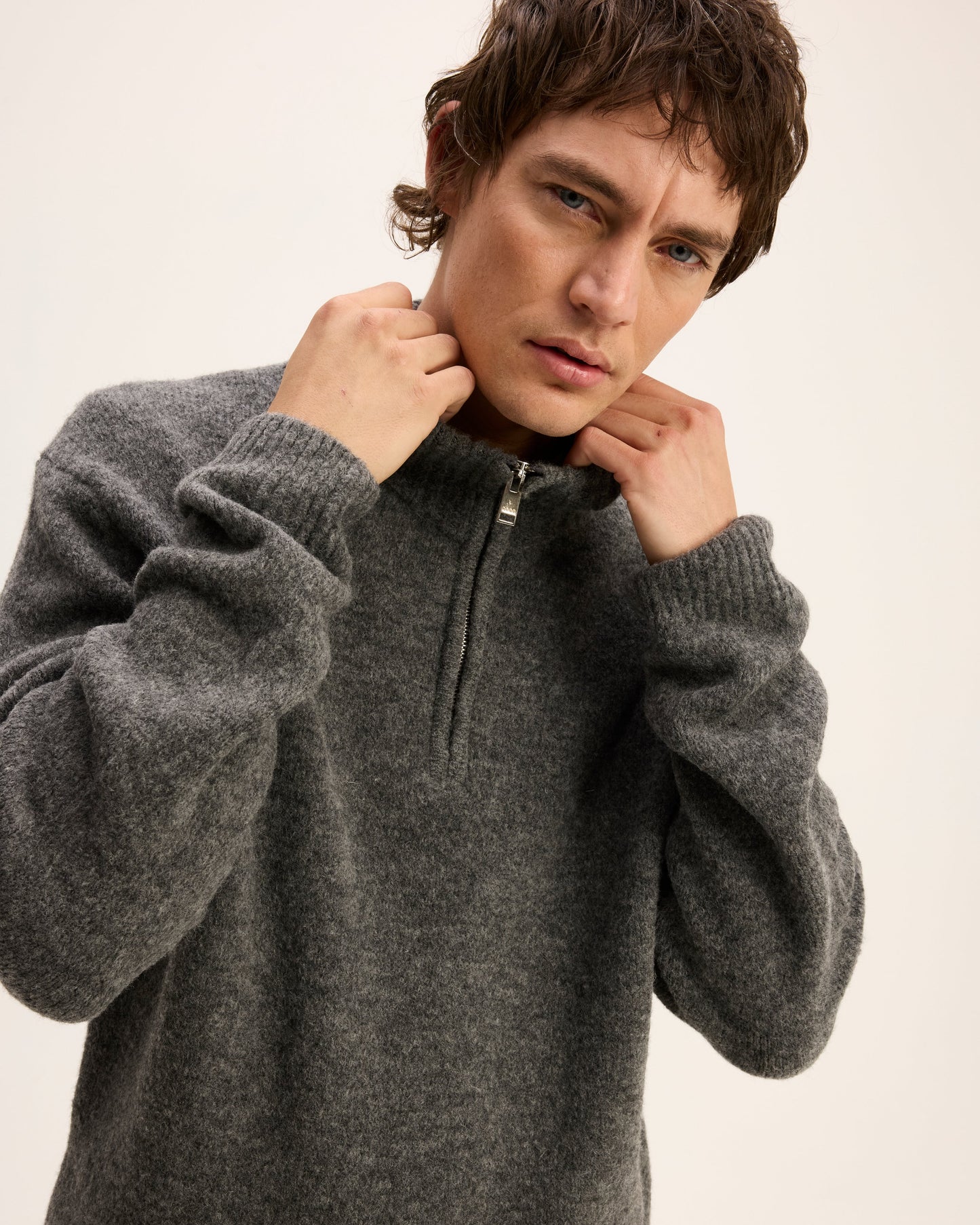 Komfy Heavy Zipper Knit