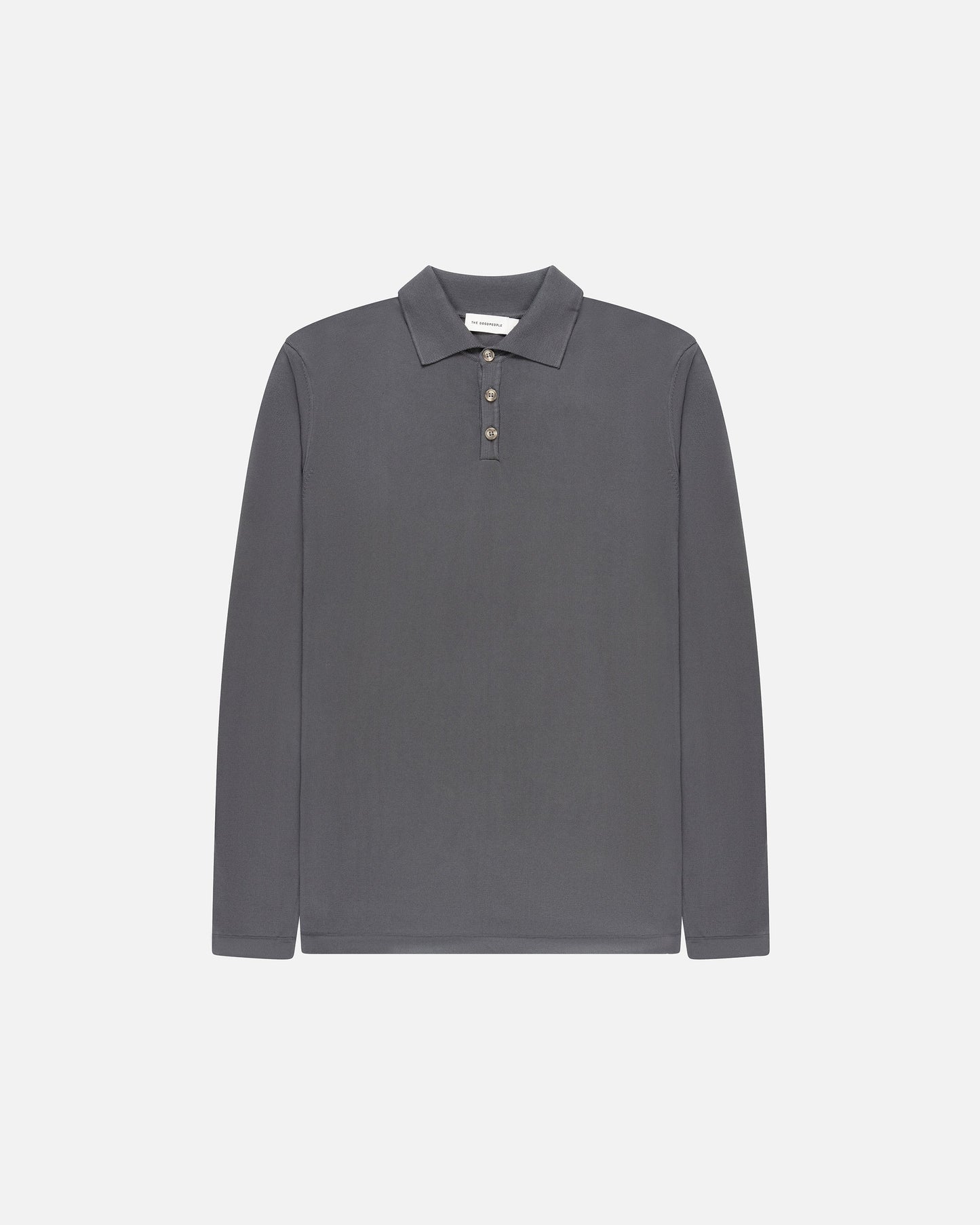 Kai Italian Knitted Long-Sleeve Polo