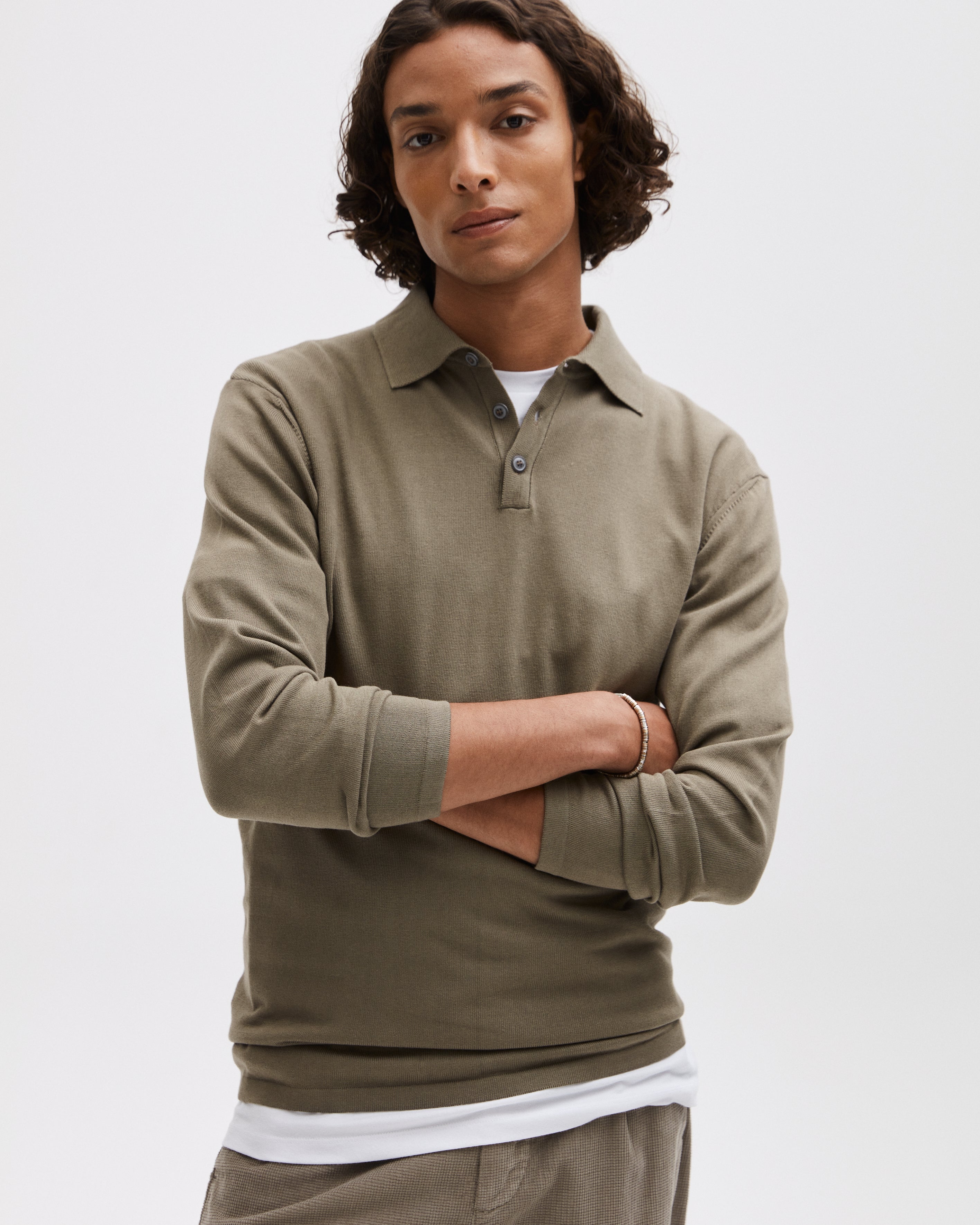 Long Sleeve Polo
