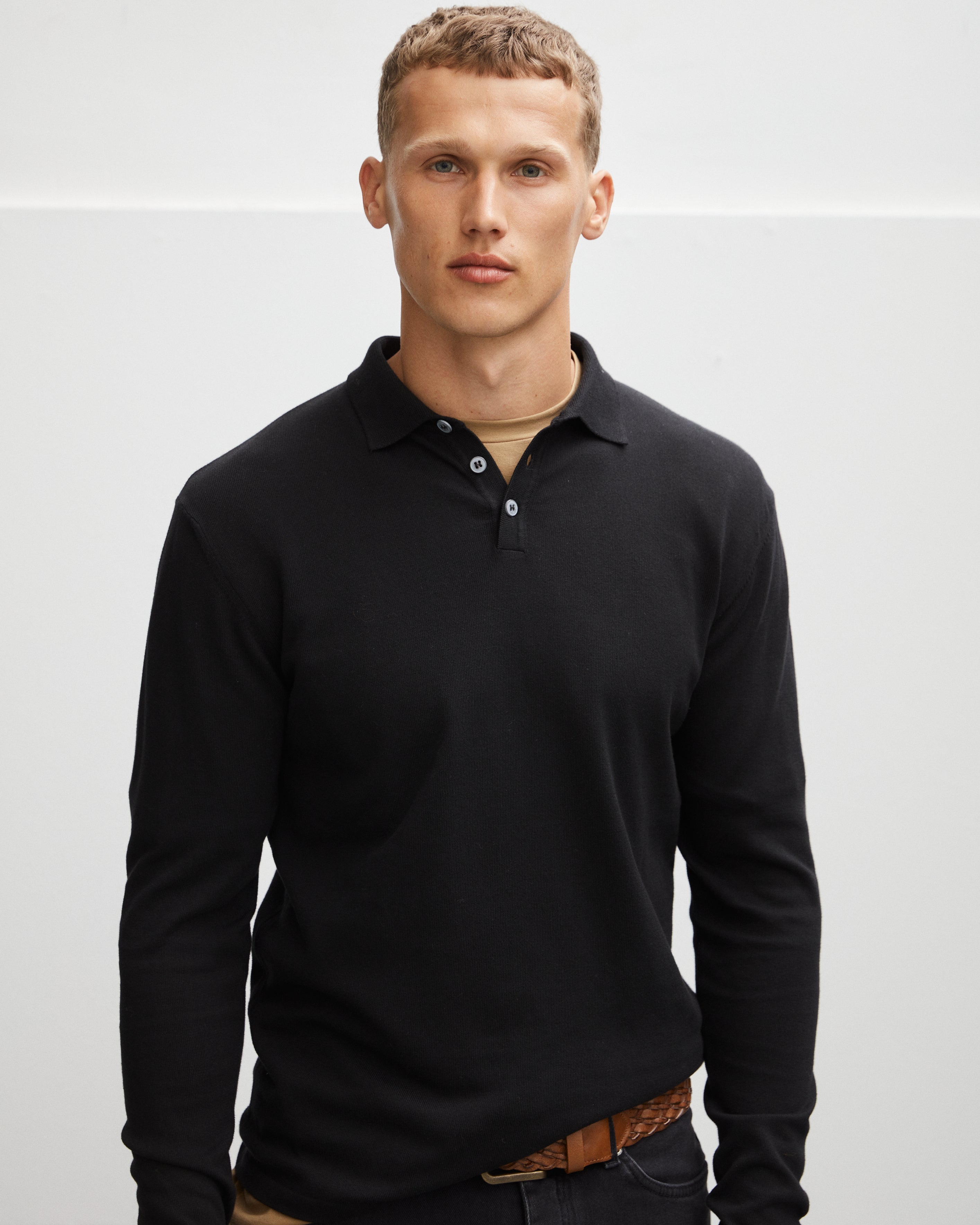 Long Sleeve Polo