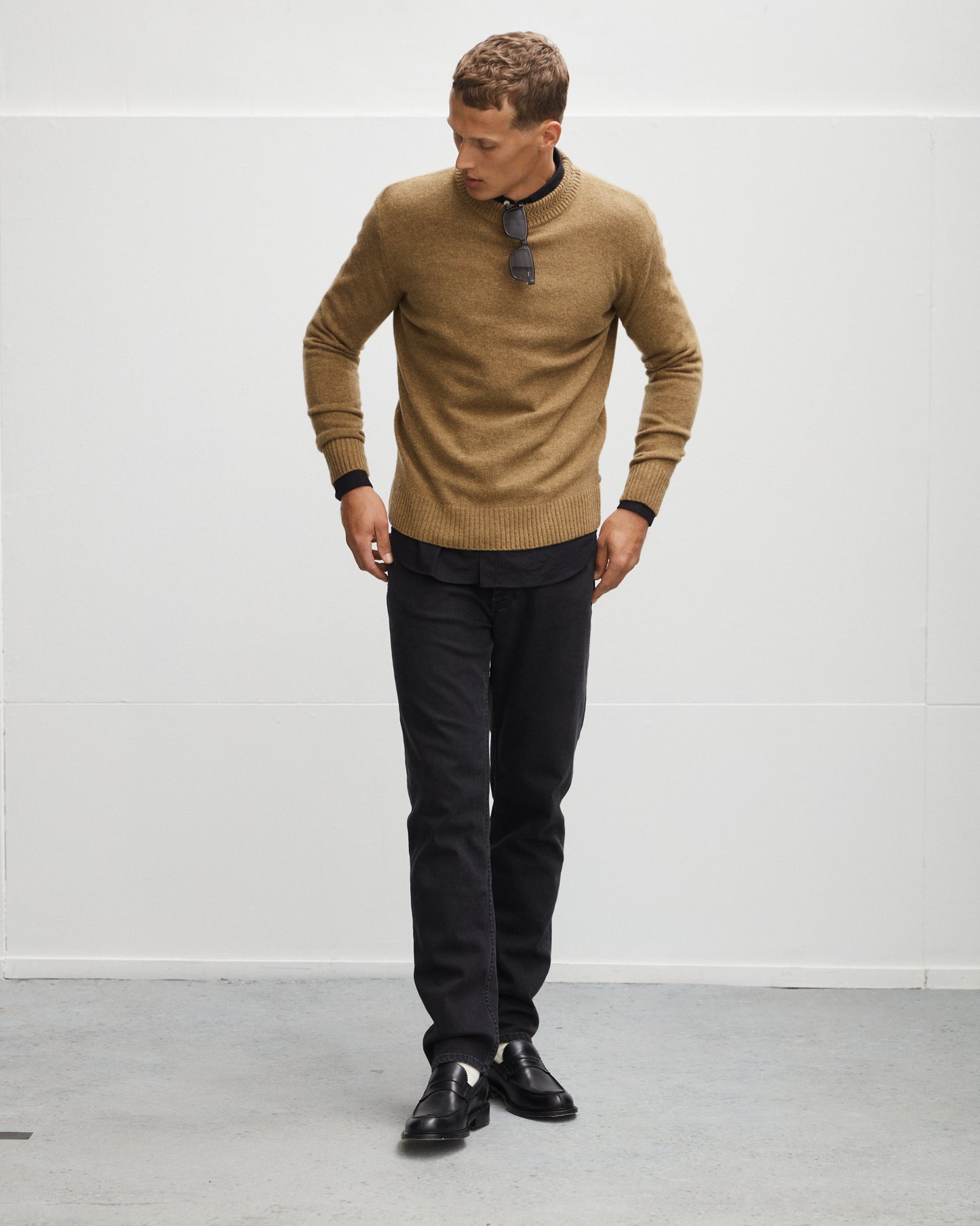Turtle neck merino knitwear