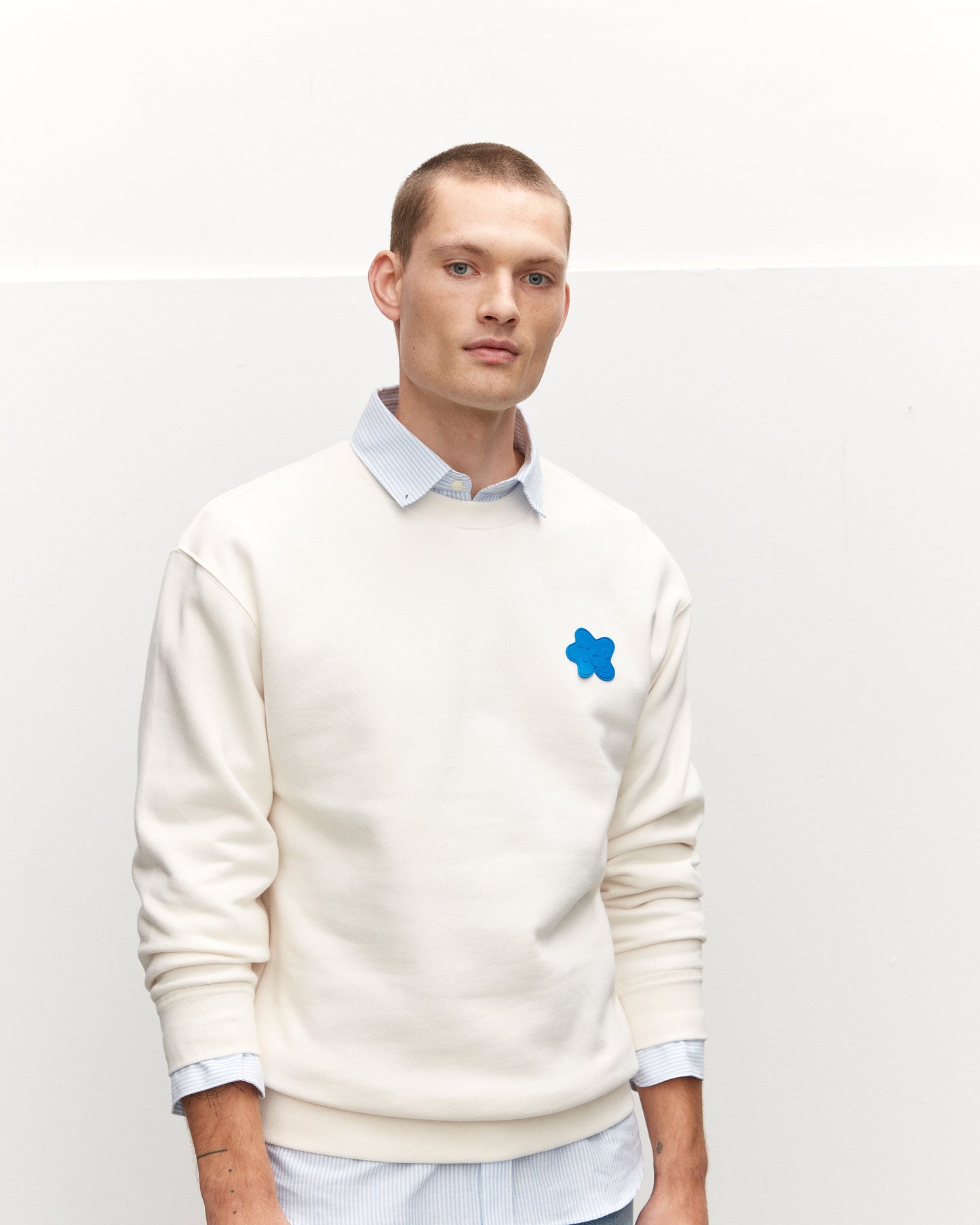 Trui met Rubberen Patch