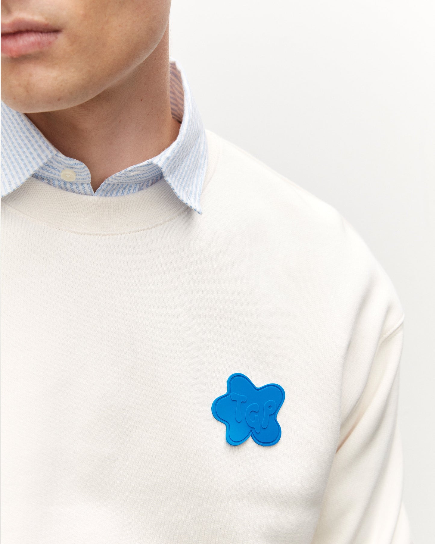 Trui met Rubberen Patch