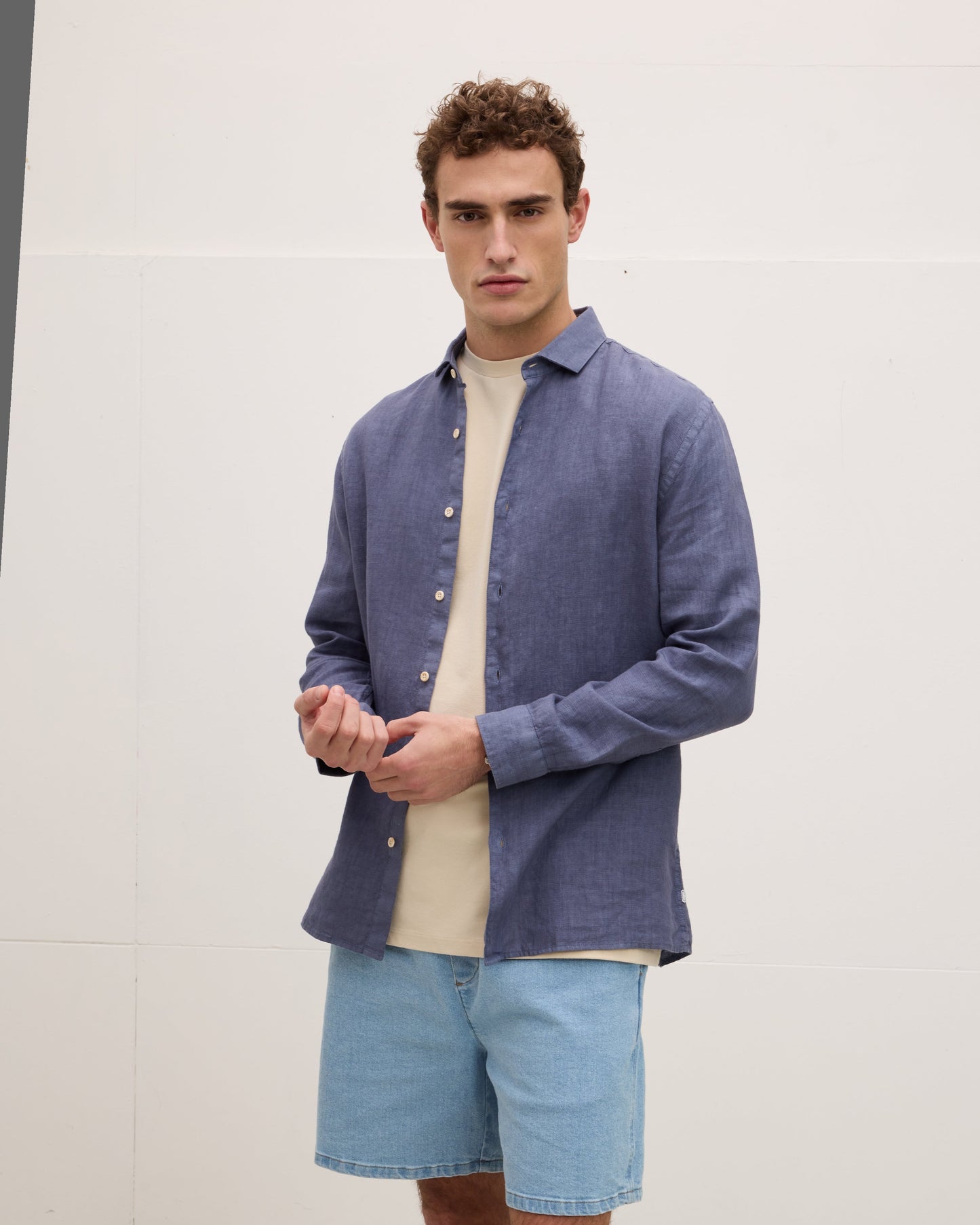 Soho Linen Garment Dye Shirt