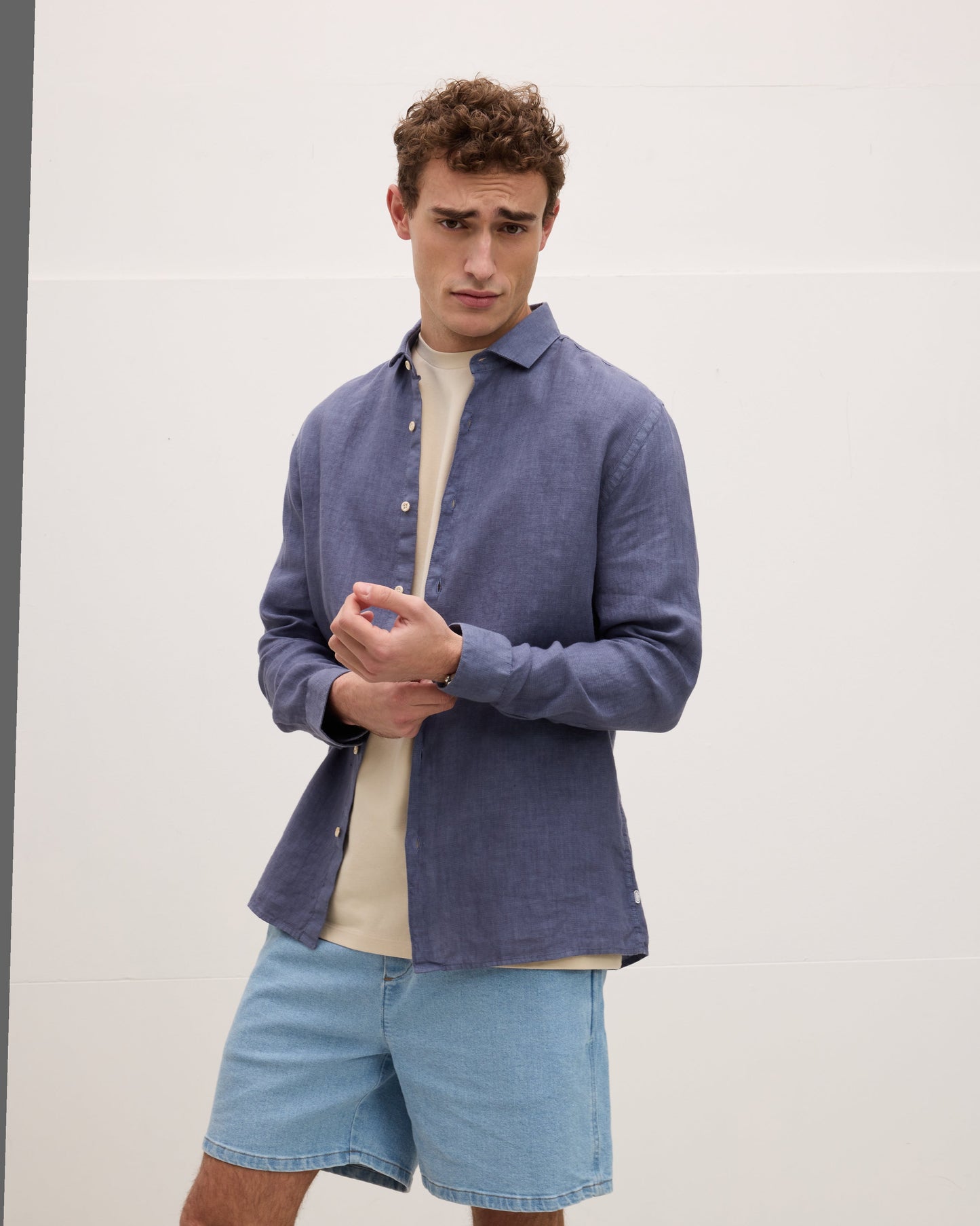 Soho Linen Garment Dye Shirt