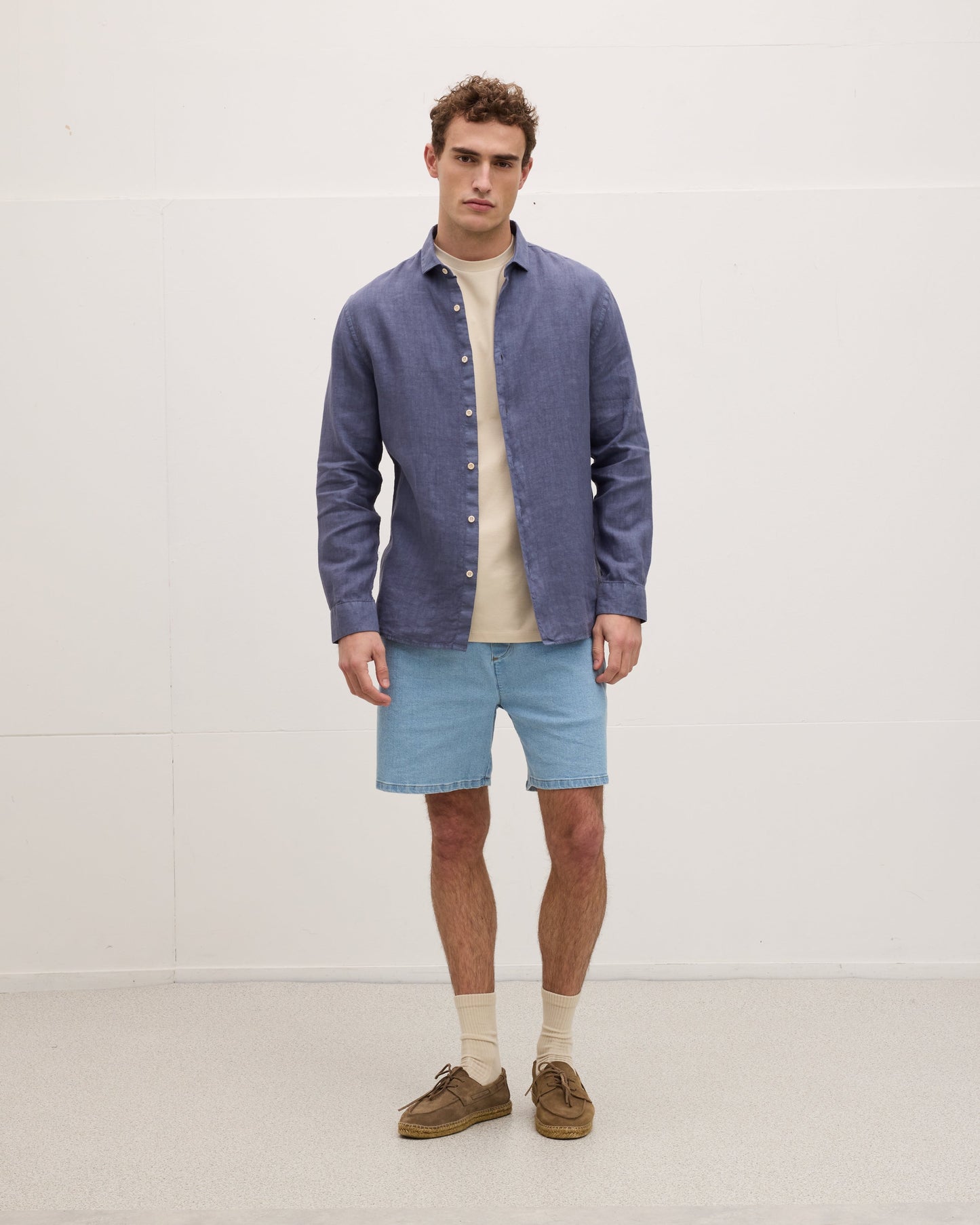 Soho Linen Garment Dye Shirt