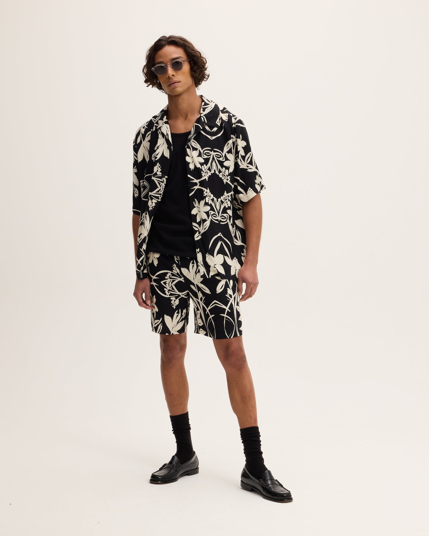 Short Sleeved Loose-fit Shirt