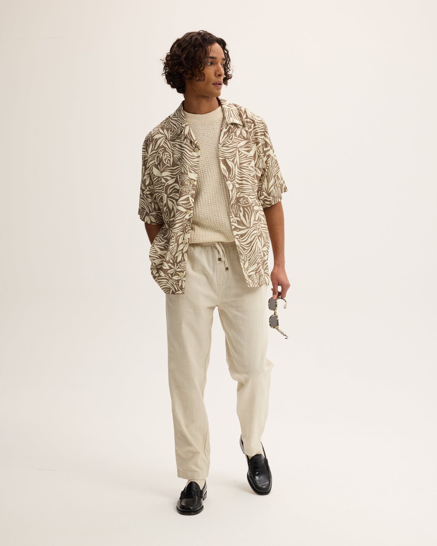 Short Sleeved Loose-fit Shirt