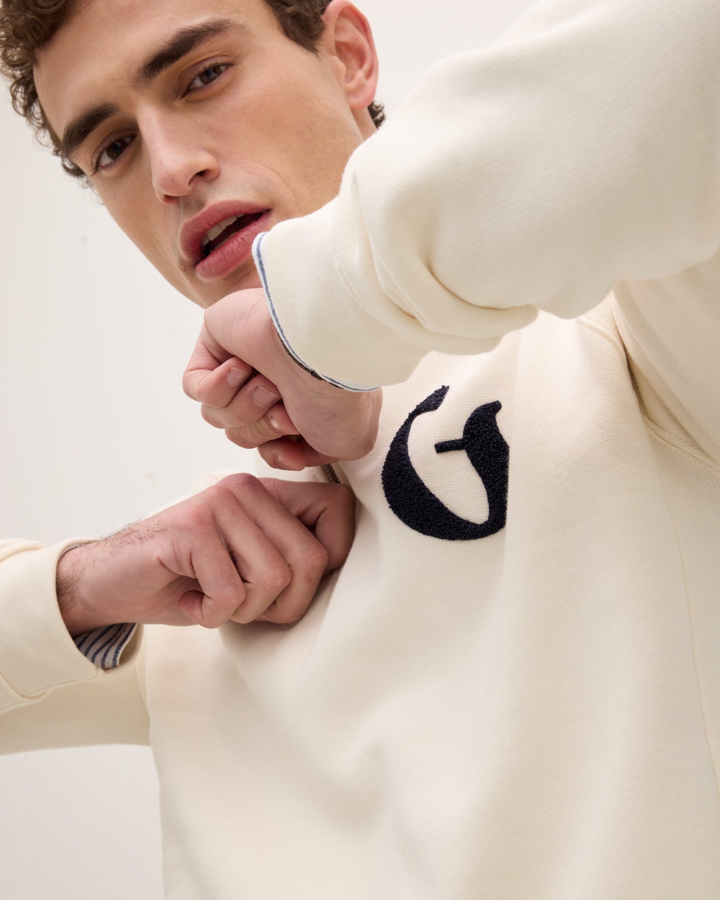 Sweater met Zipper Kraag