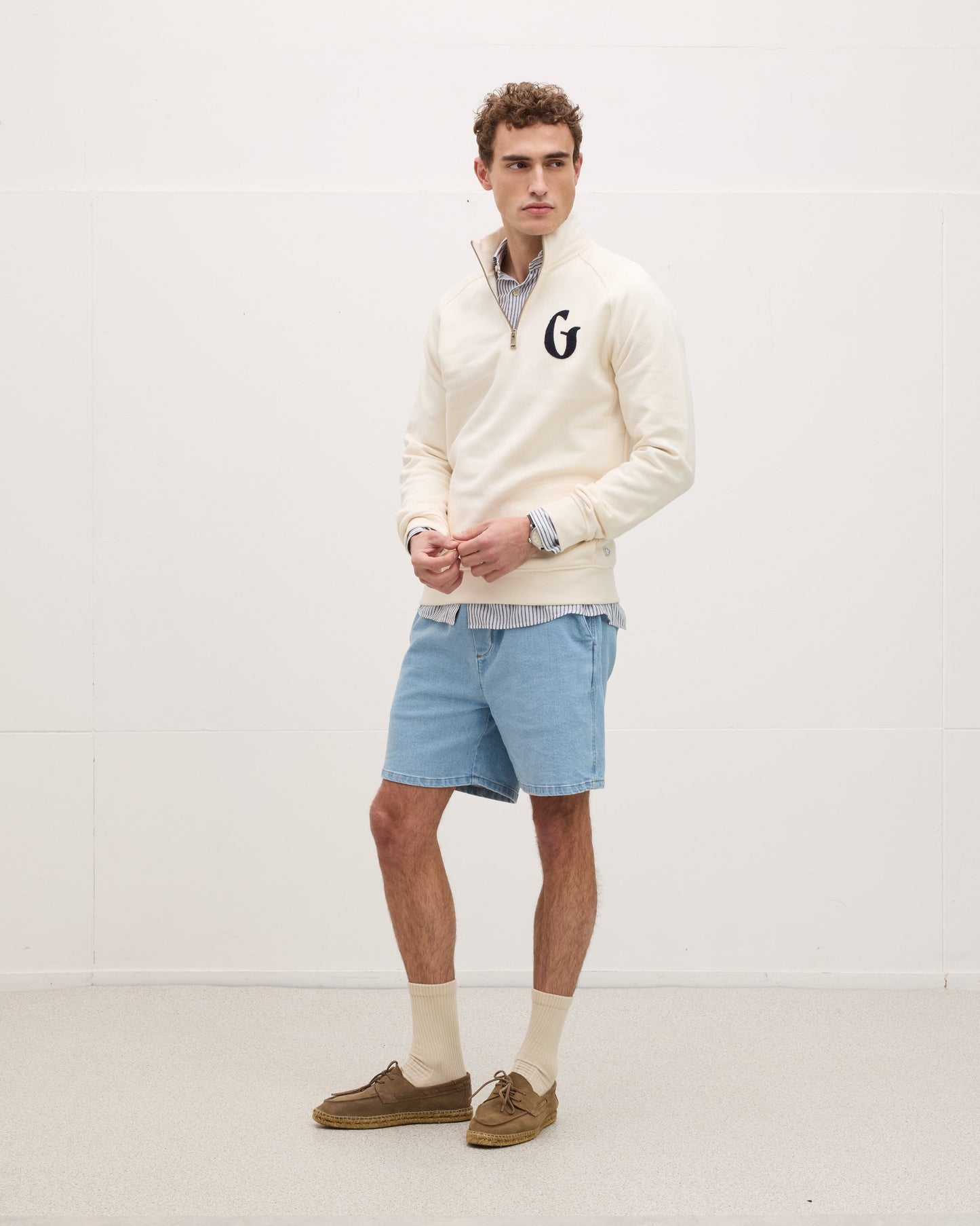 Sweater met Zipper Kraag