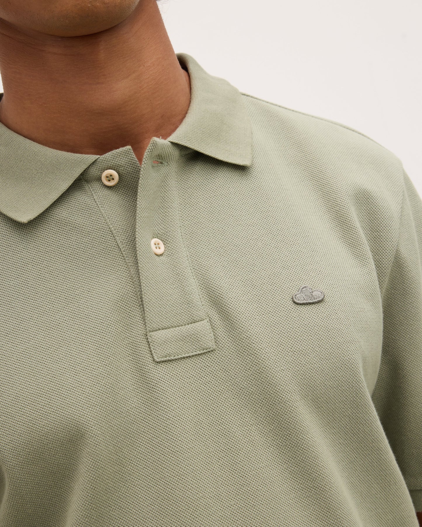 Polo With Cloud Patch
