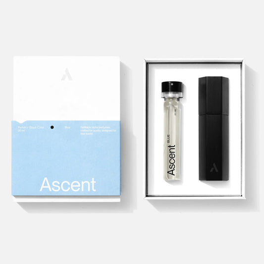 Ascent - Verpakking + parfum navullingl | Blauw