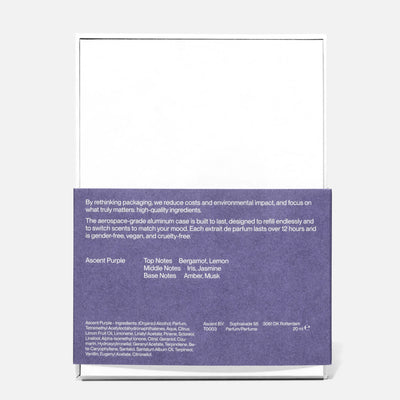 Ascent - Verpakking + parfum navullingl | Blauw