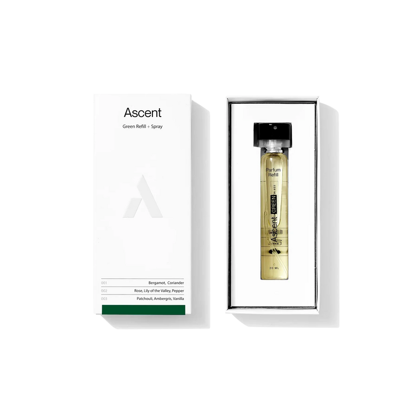 Ascent - Verpakking + parfum navullingl | Green