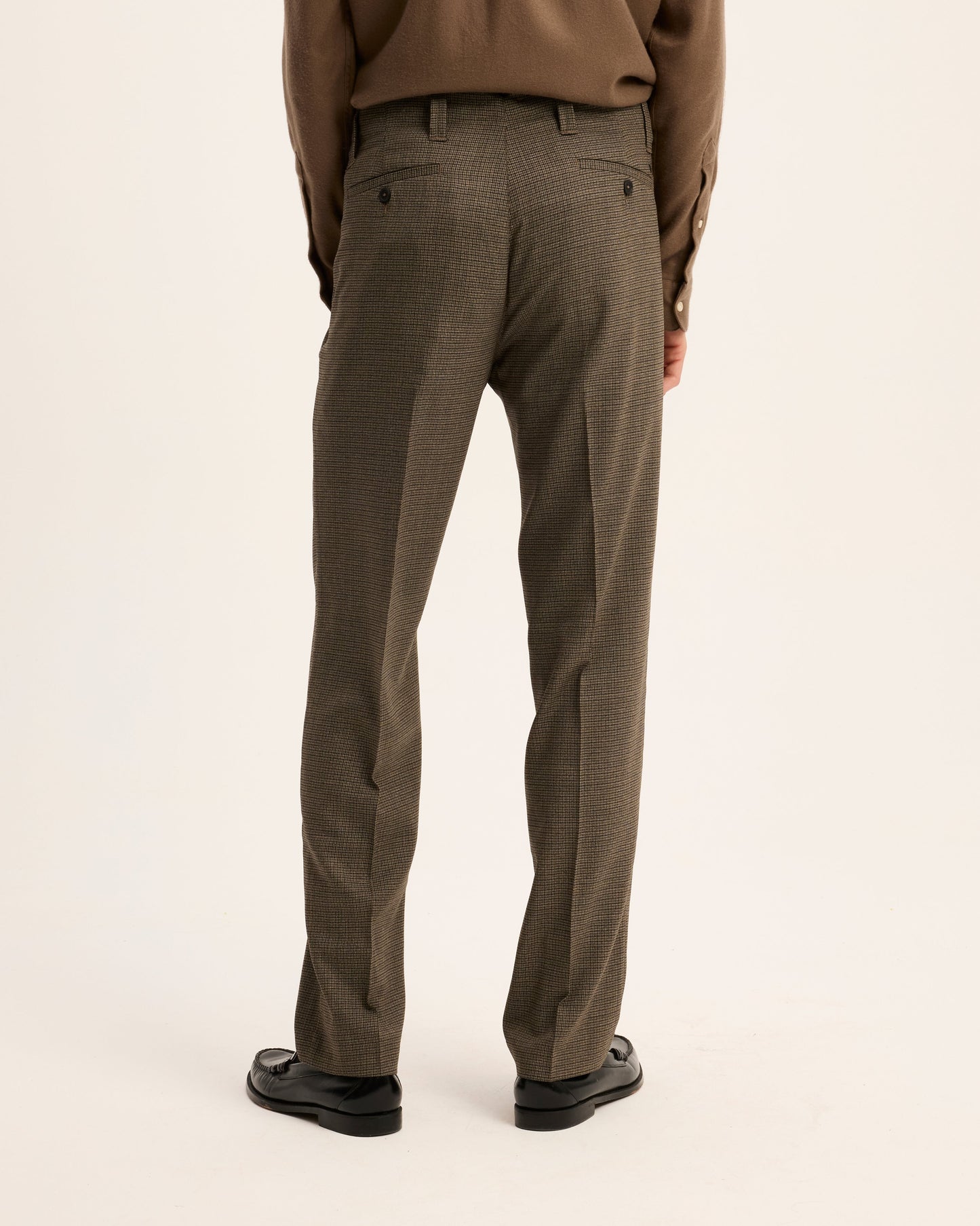Bart Tapered Check Trousers