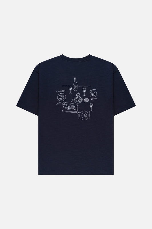 Embroidery Greek Artwork Tee