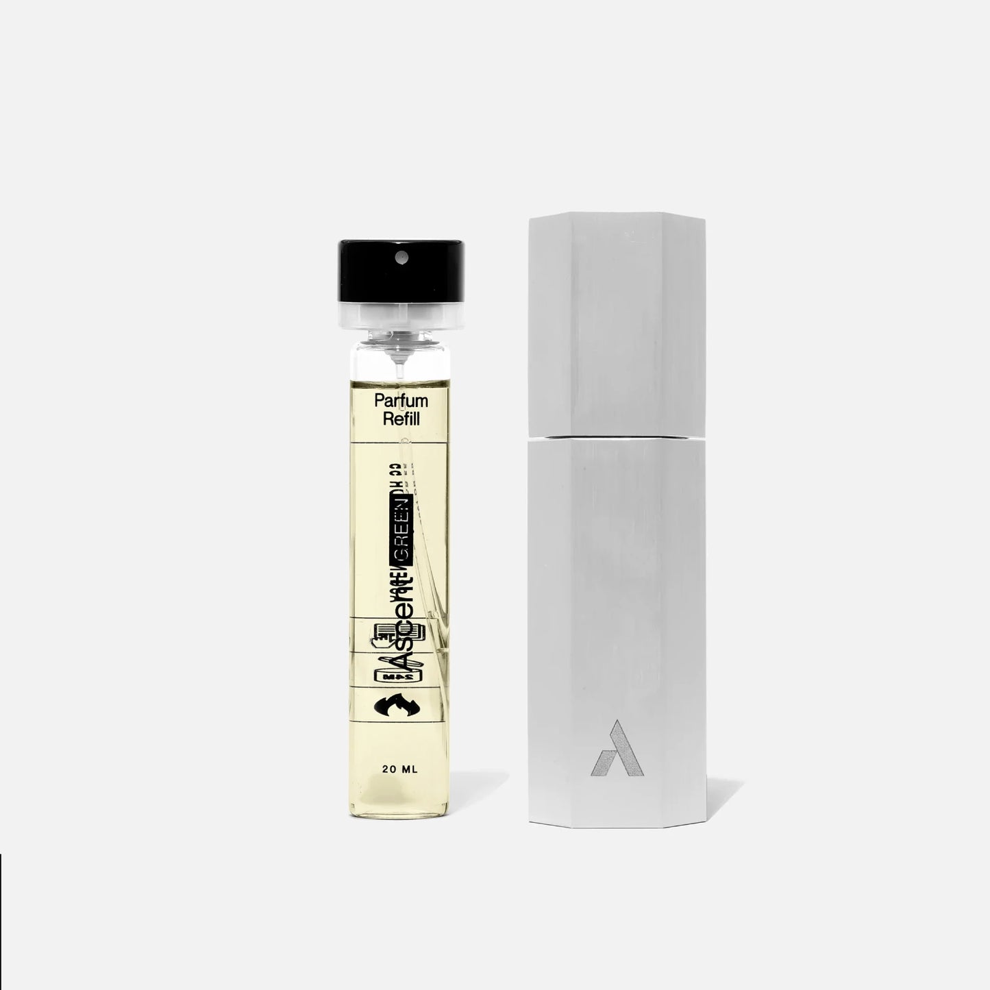 Ascent - Silver Case & Parfum Refill | Green
