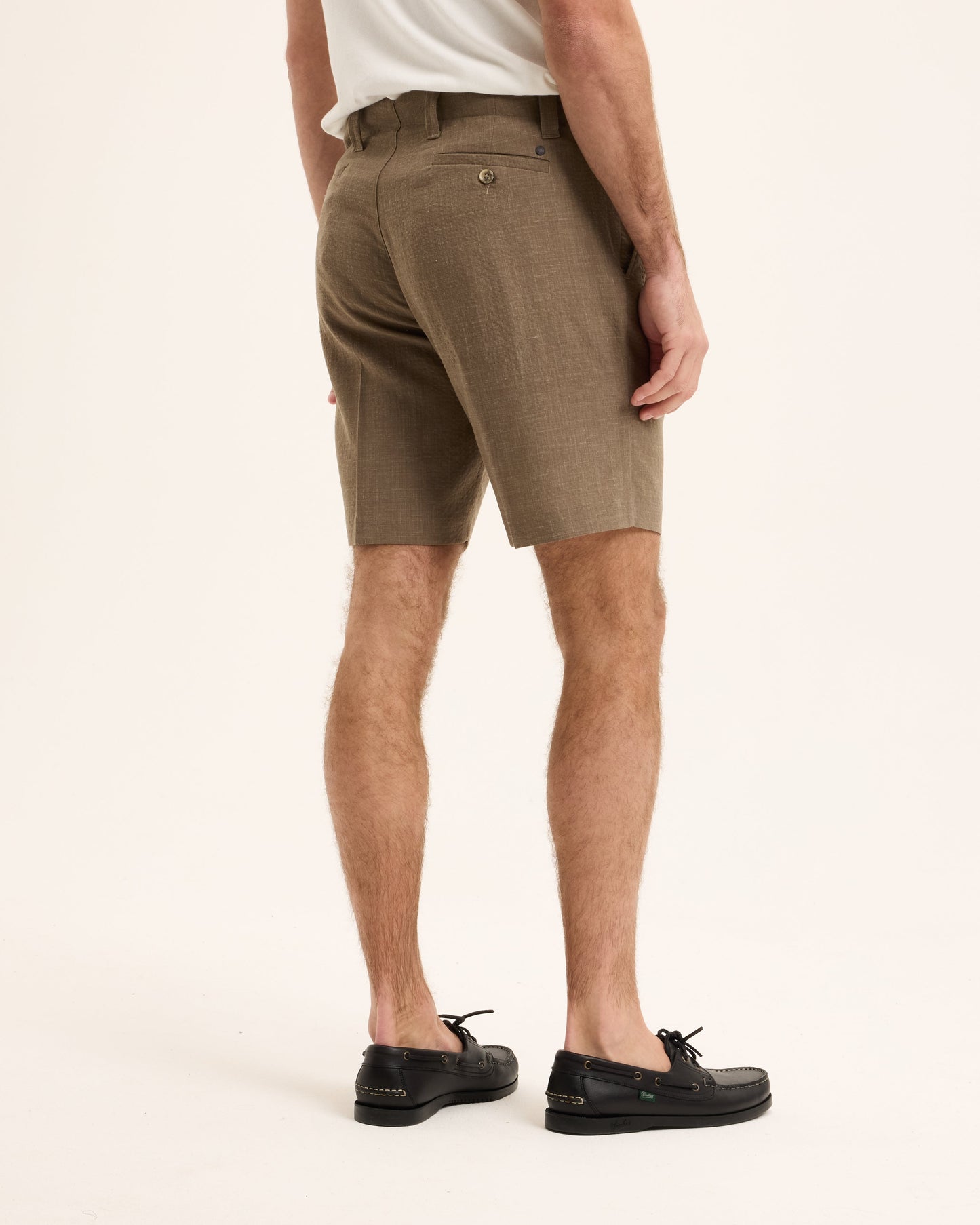 Hart Wool-linen Blend Shorts