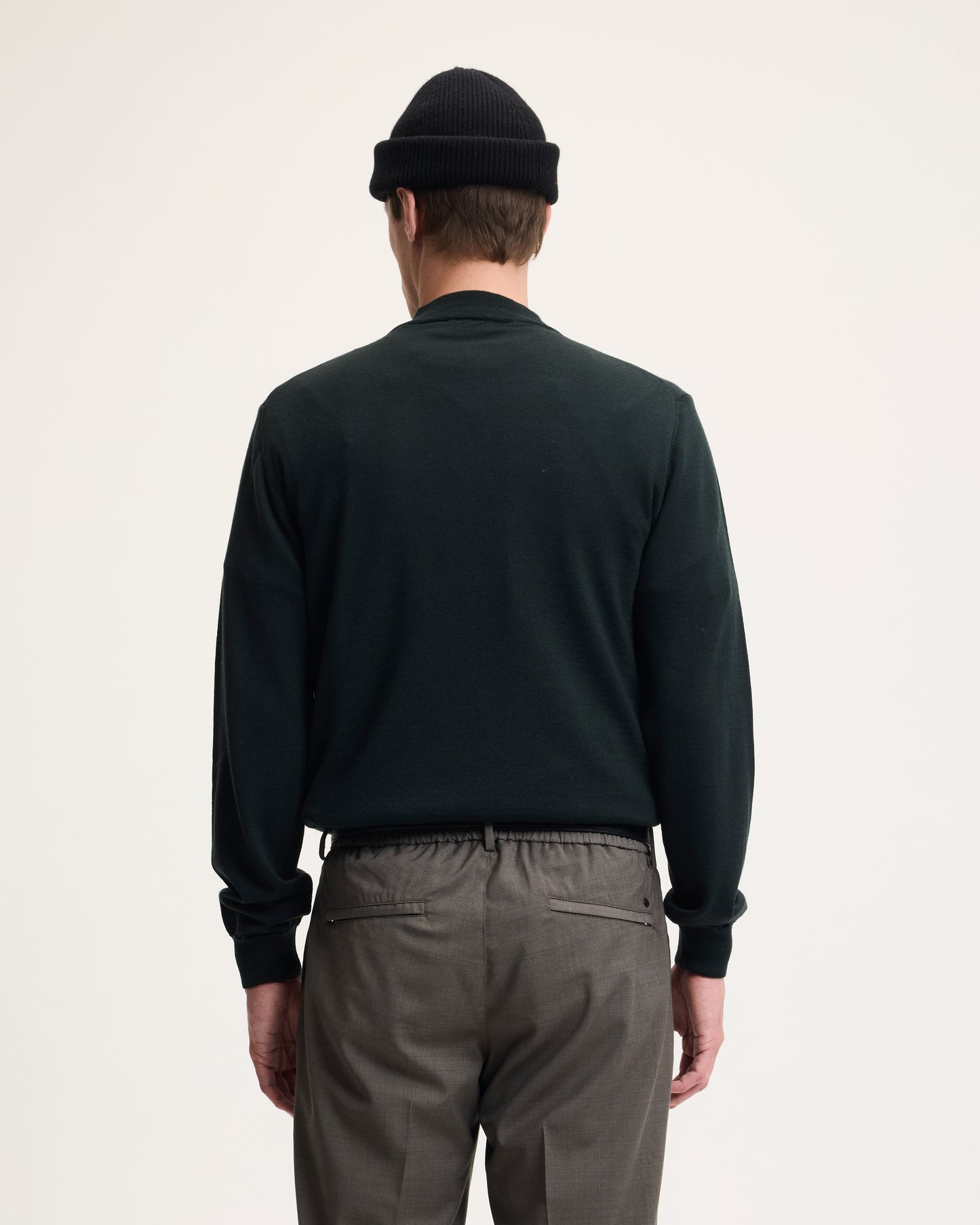 Kaleb knitted sweater Urban green