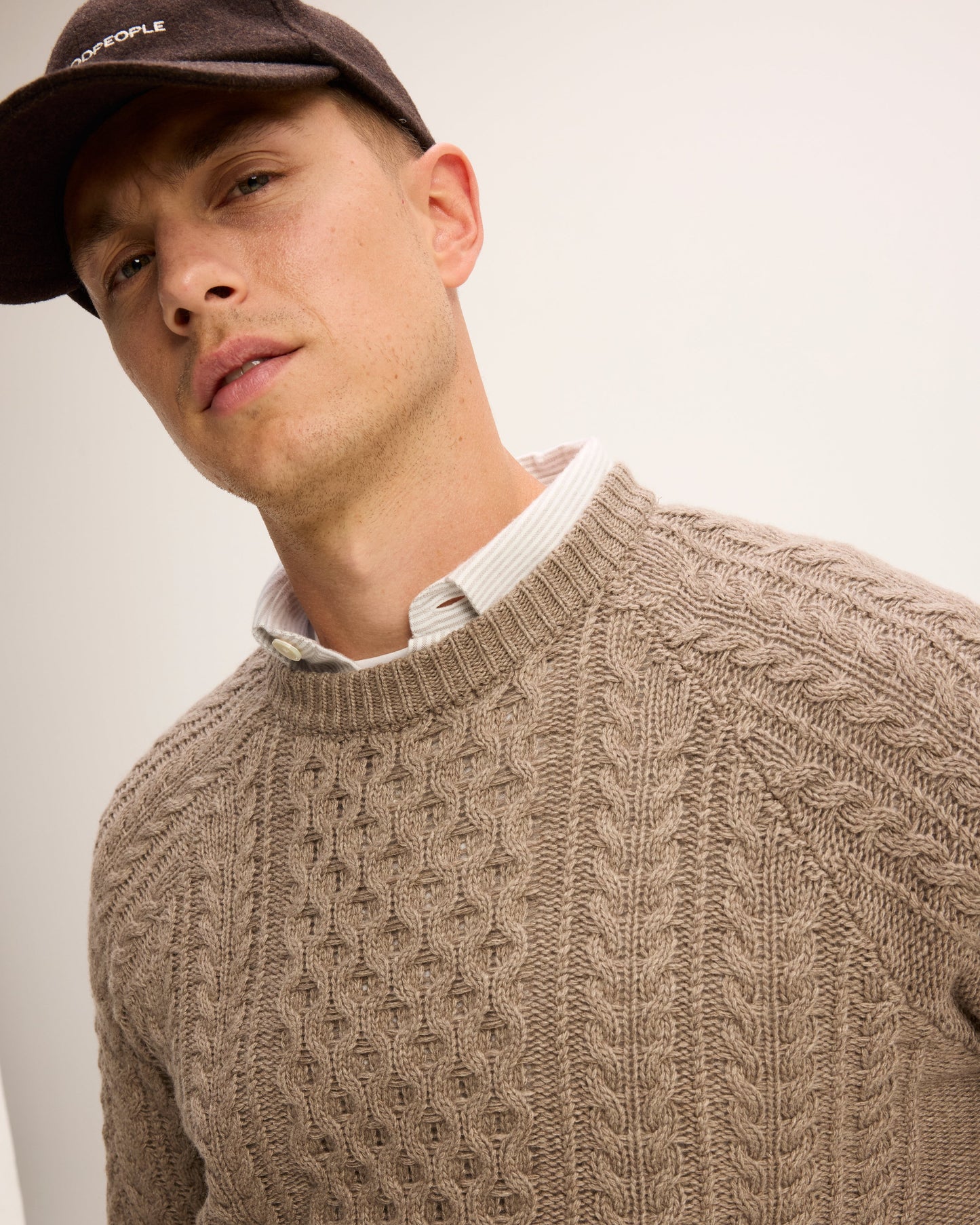 Kpattern knitted sweater