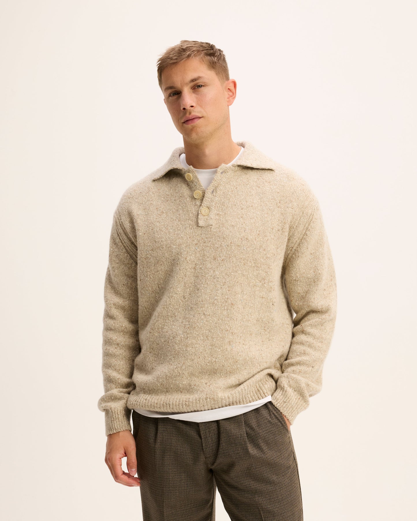 Kpolo button knit