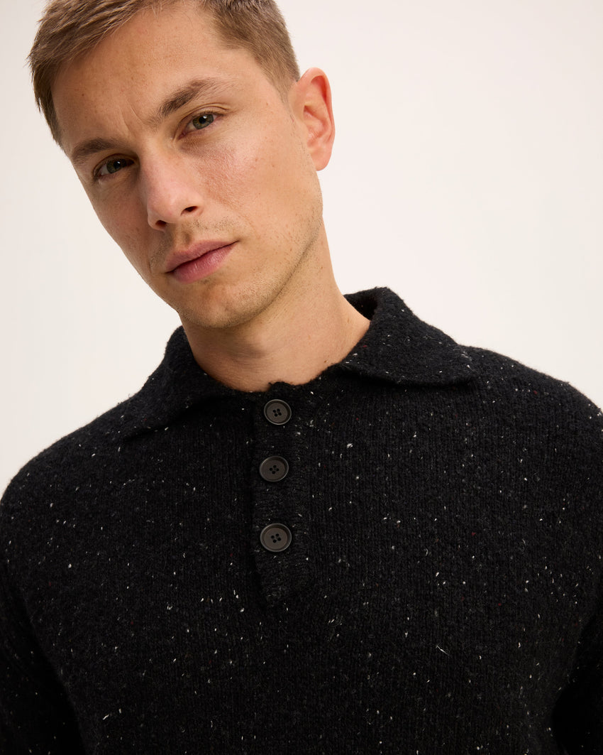 Kpolo button knit