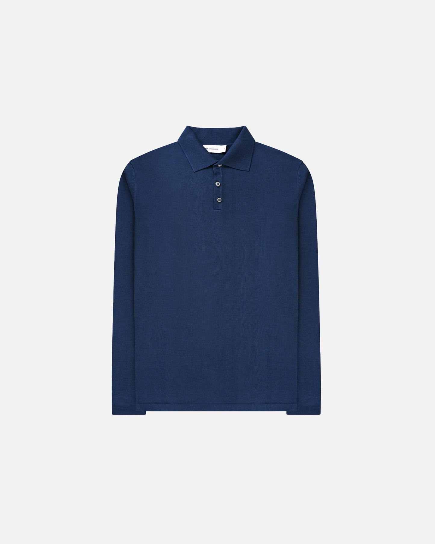 Italian Knitted Long-Sleeve Polo
