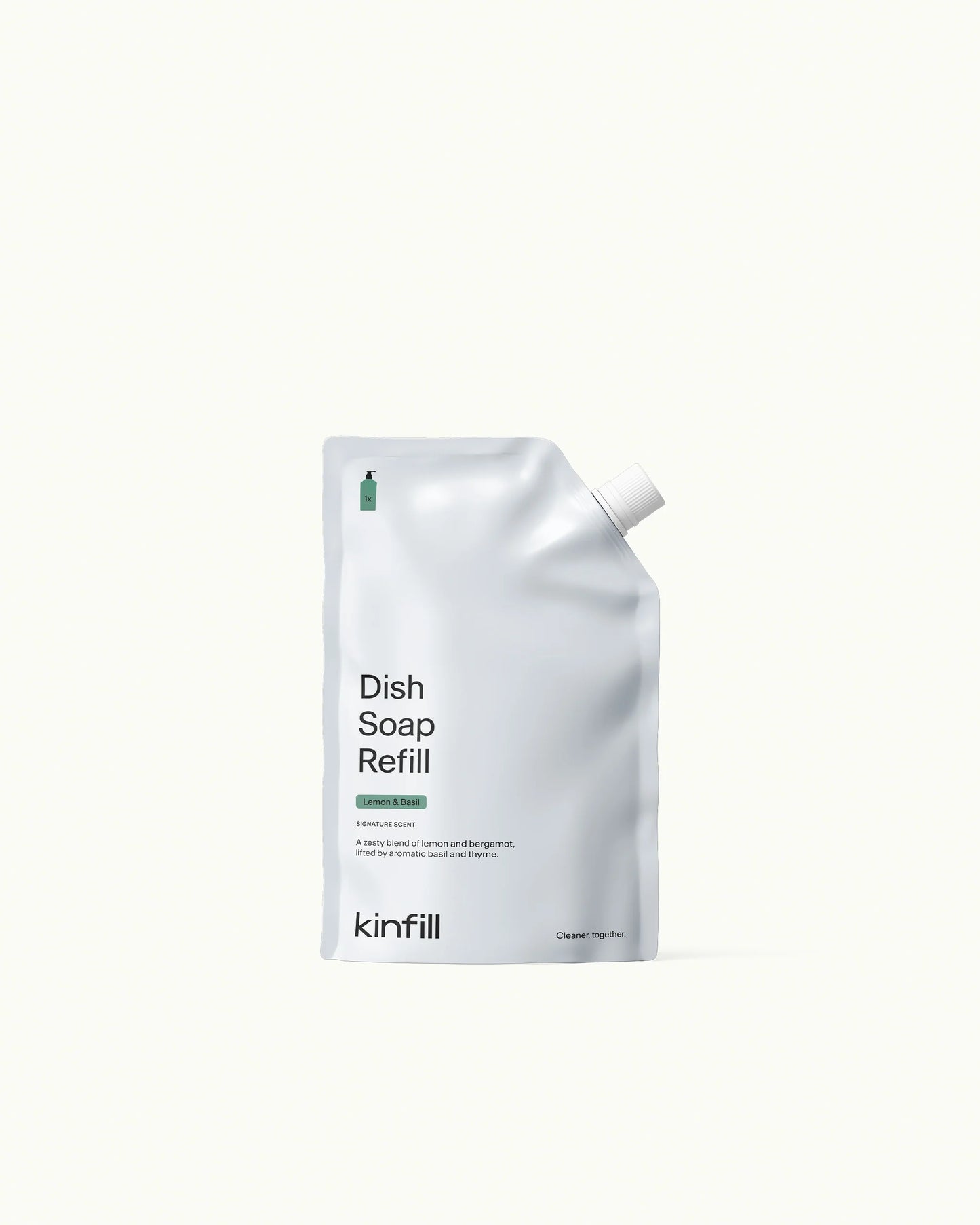 Kinfill - Dish Soap Refill - Lemon & Basil