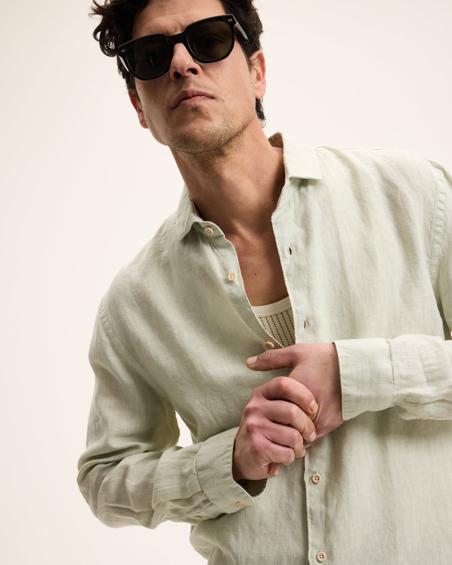 Soho Linen Garment Dye Shirt