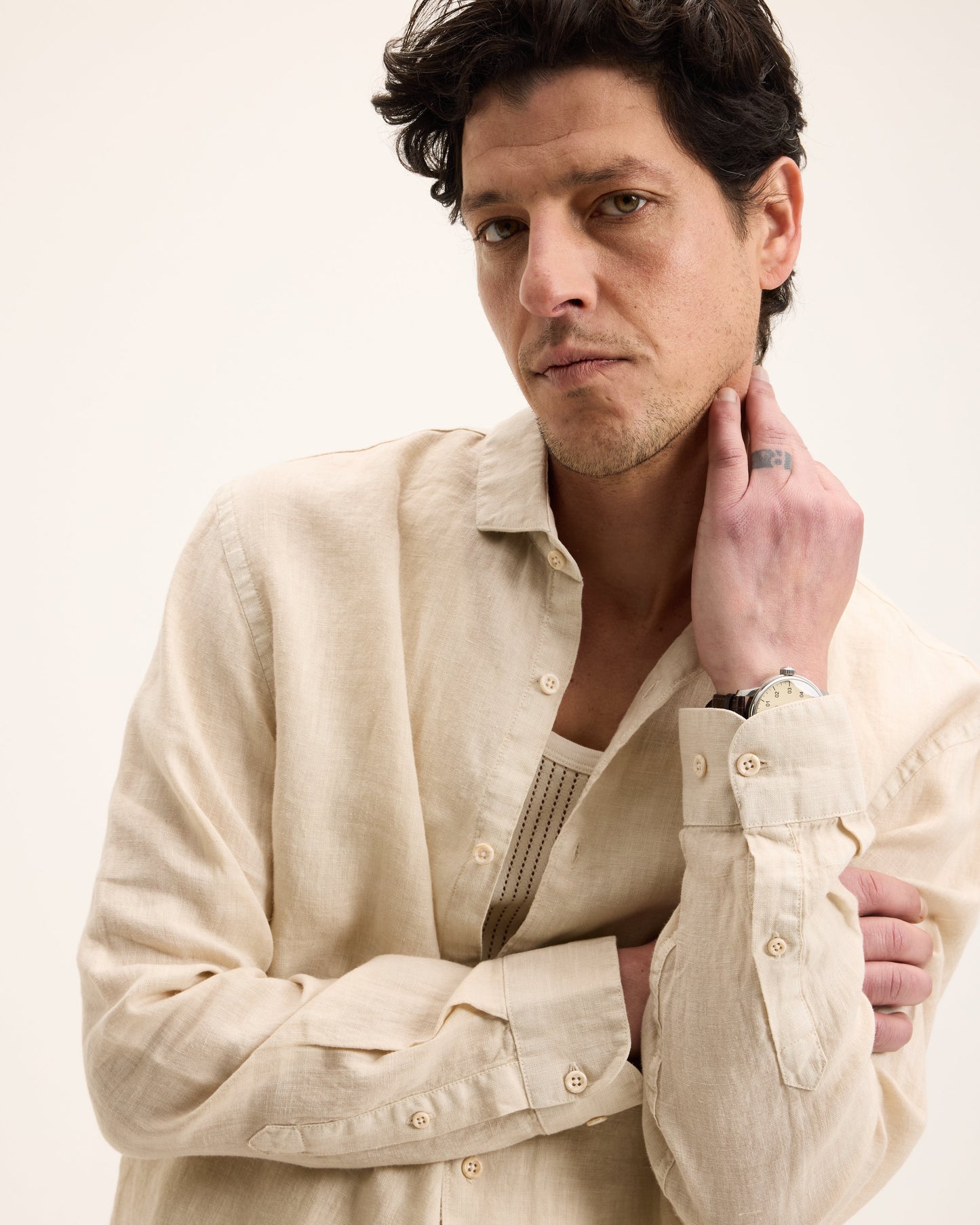 Soho Linen Garment Dye Shirt