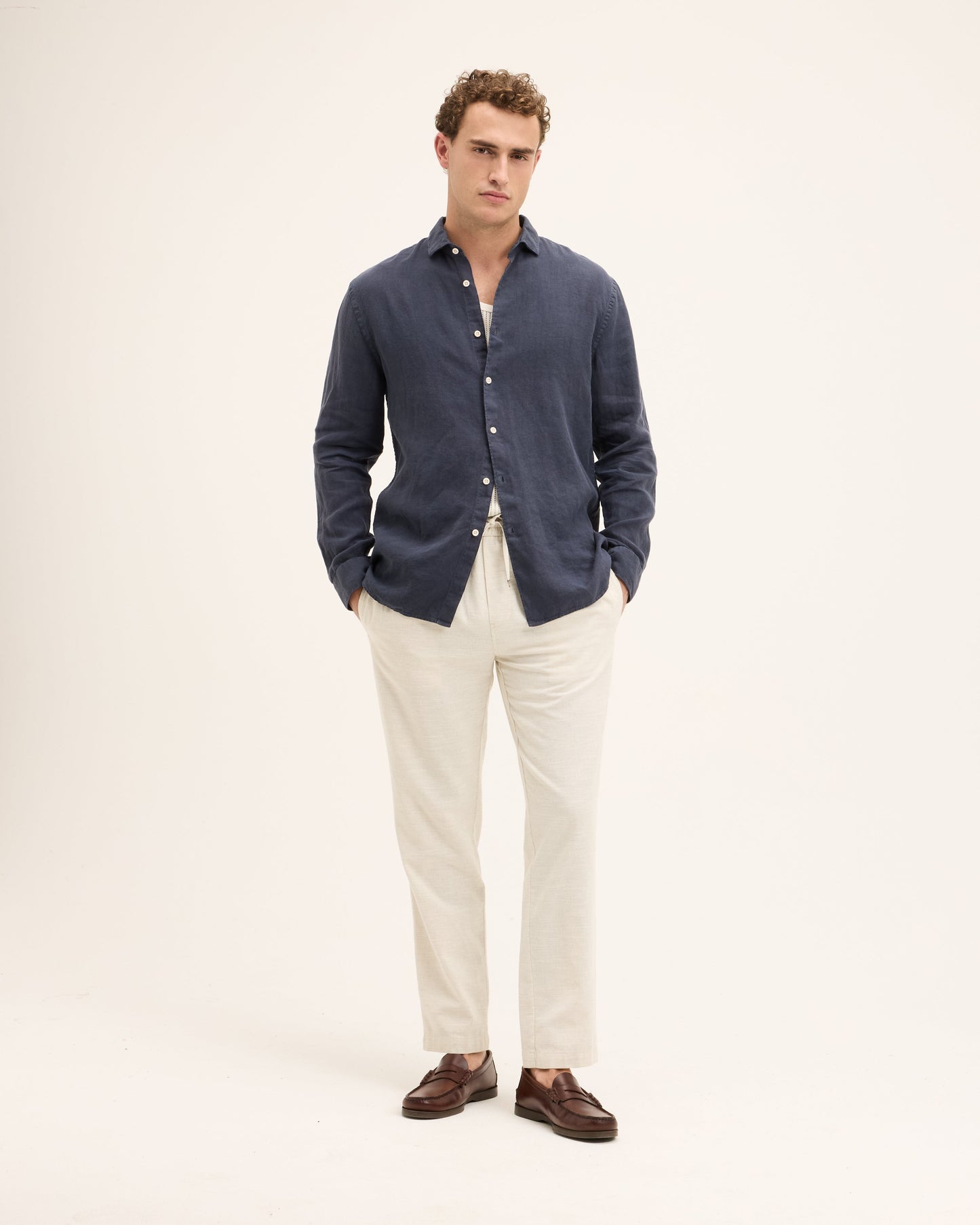 Soho Linen Garment Dye Shirt