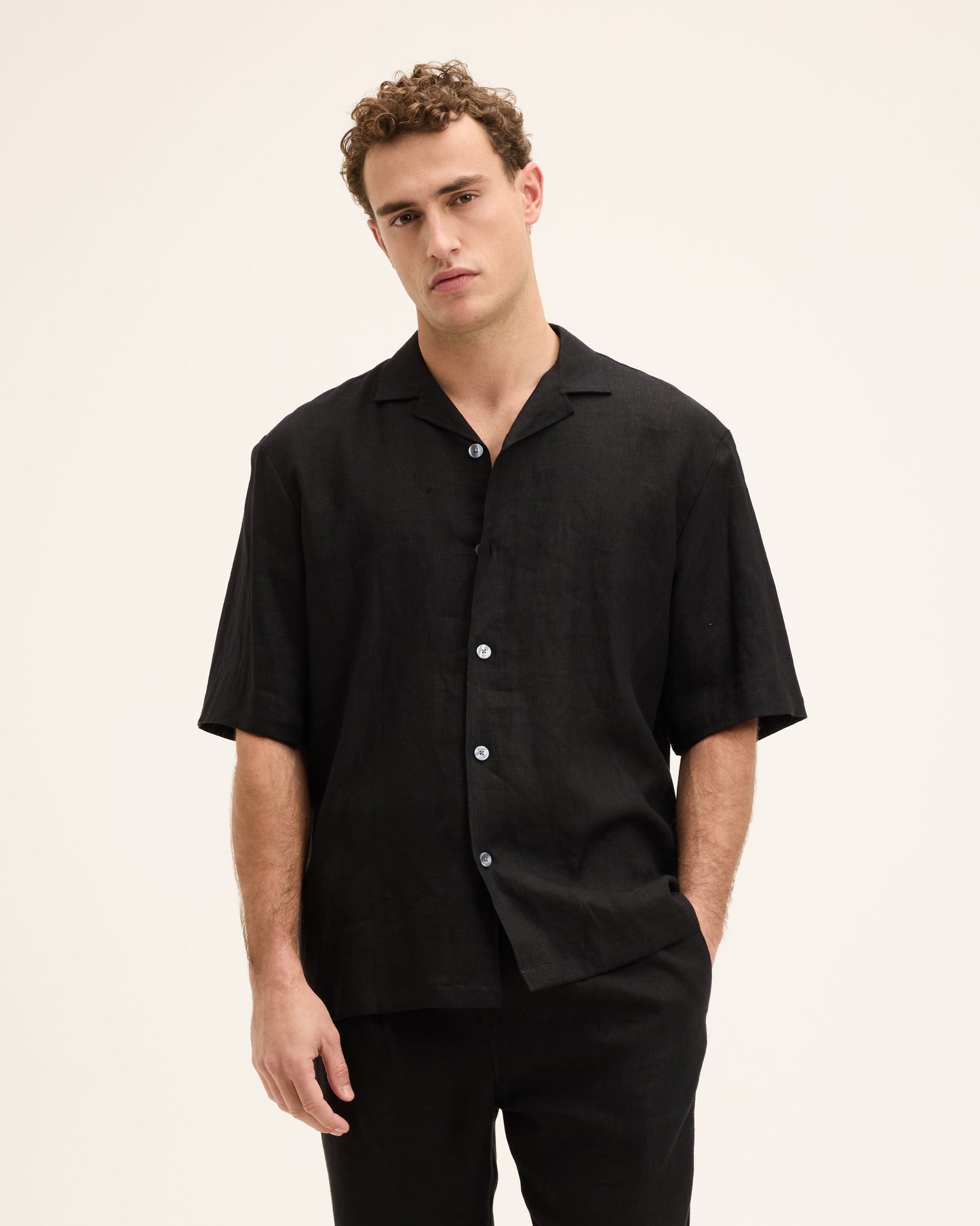 Soof Short Sleeved Linen Shirt