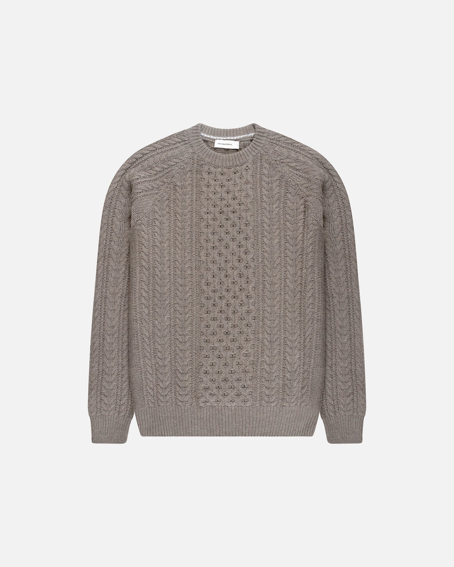 Kpattern knitted sweater