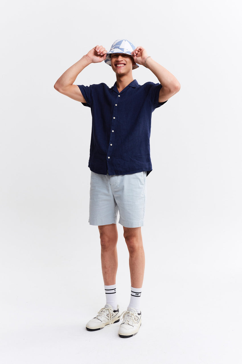 Linnen Shirt met Korte Mouwen